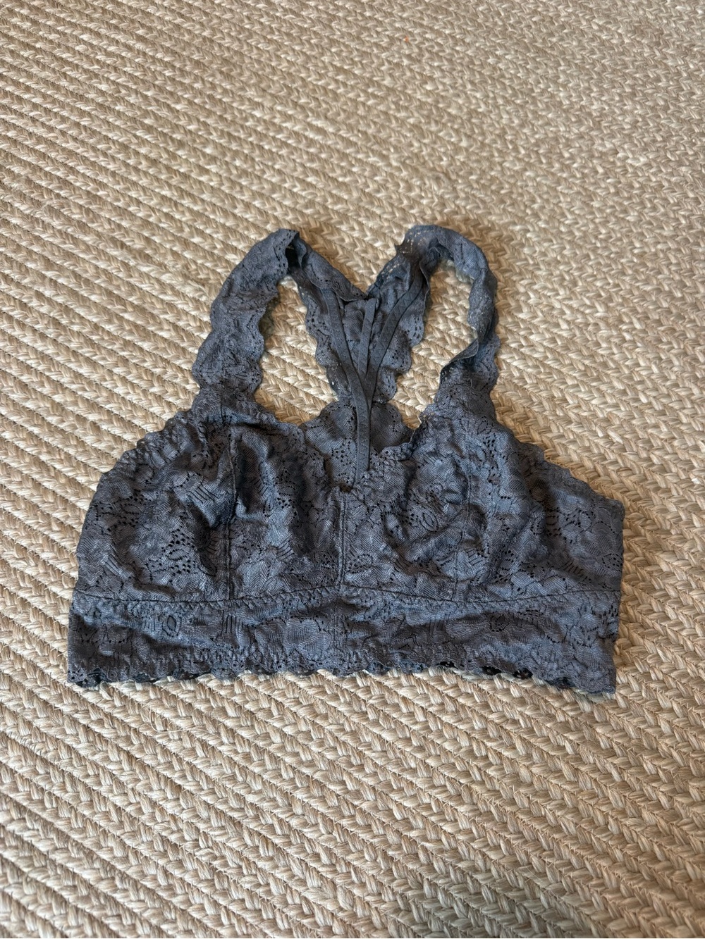 Felina Lace Bralette - Charcoal